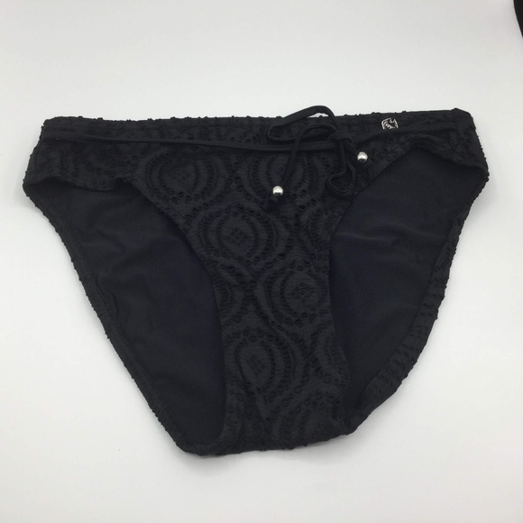 freya black bikini bottoms